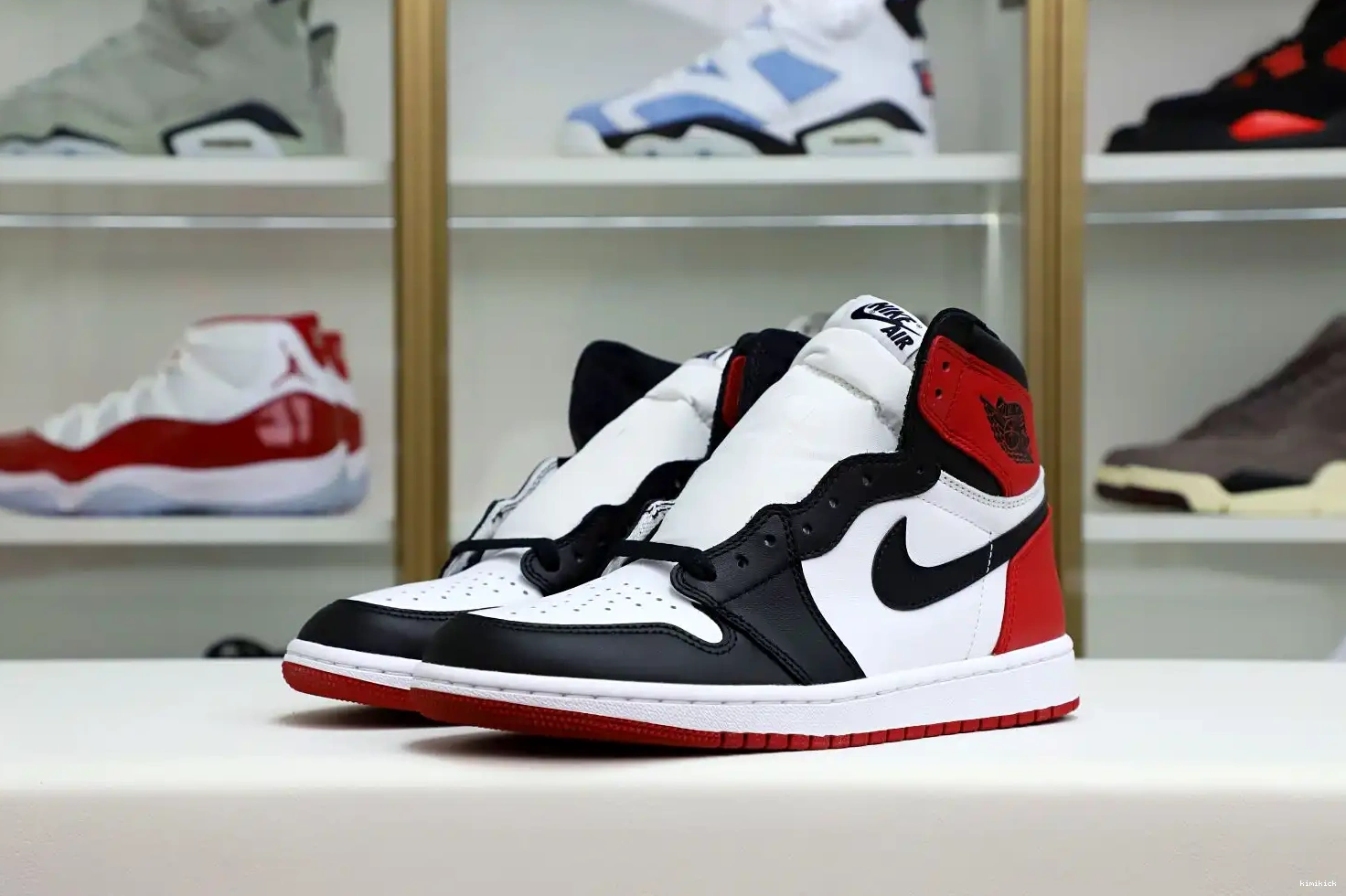 (2016) Retro Kimikick Jordan Black 1 Toe Air 0602